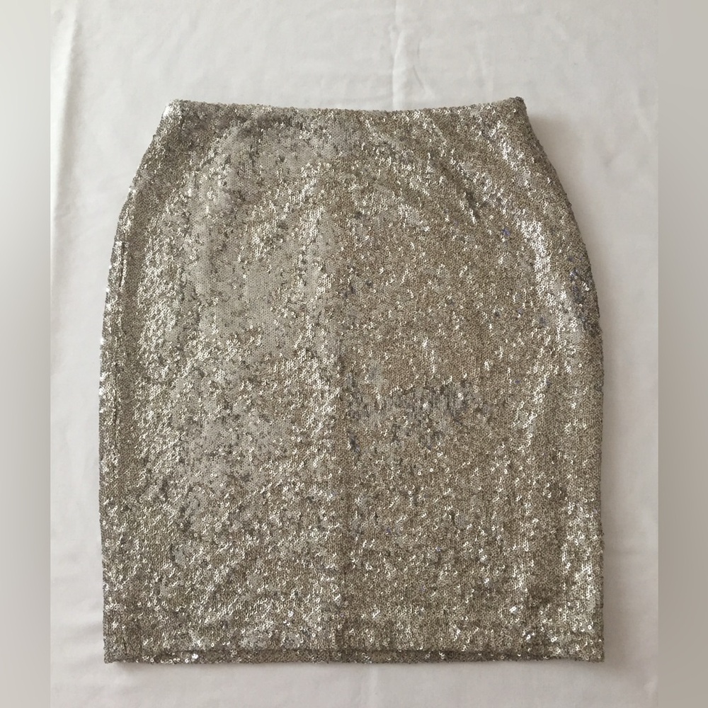 White House Black Market Sequin Pencil Skirt